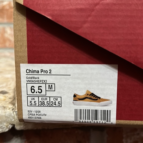 Vans Chima Pro 2 Gold Black ultra Cush - Picture 10 of 10
